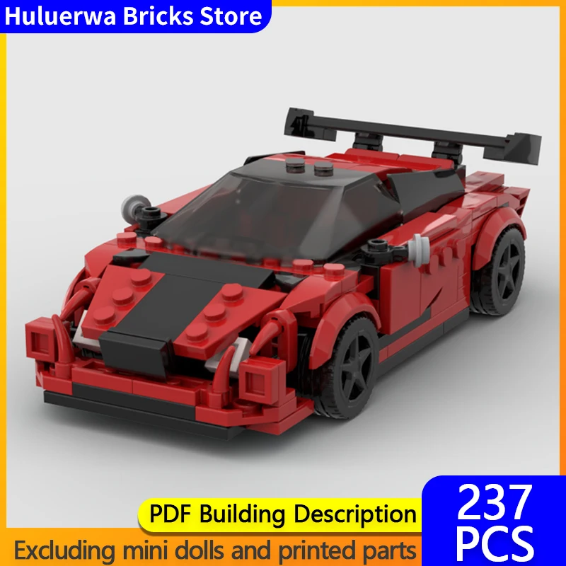รถแข่งโมเดล MOC ตัวต่ออิฐ Agera RS รถสปอร์ตระดับท็อป เทคโนโลยีโมดูลาร์ ของขวัญวันหยุดสำหรับเด็ก ประกอบเป็นของเล่น