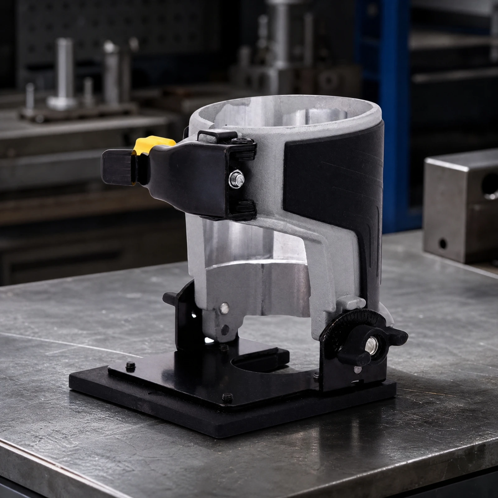 Edge Router Auxiliary Base Sturdy Woodworking Router Base with Angle Adjustment Heavy-Duty Stable for Woodworkers