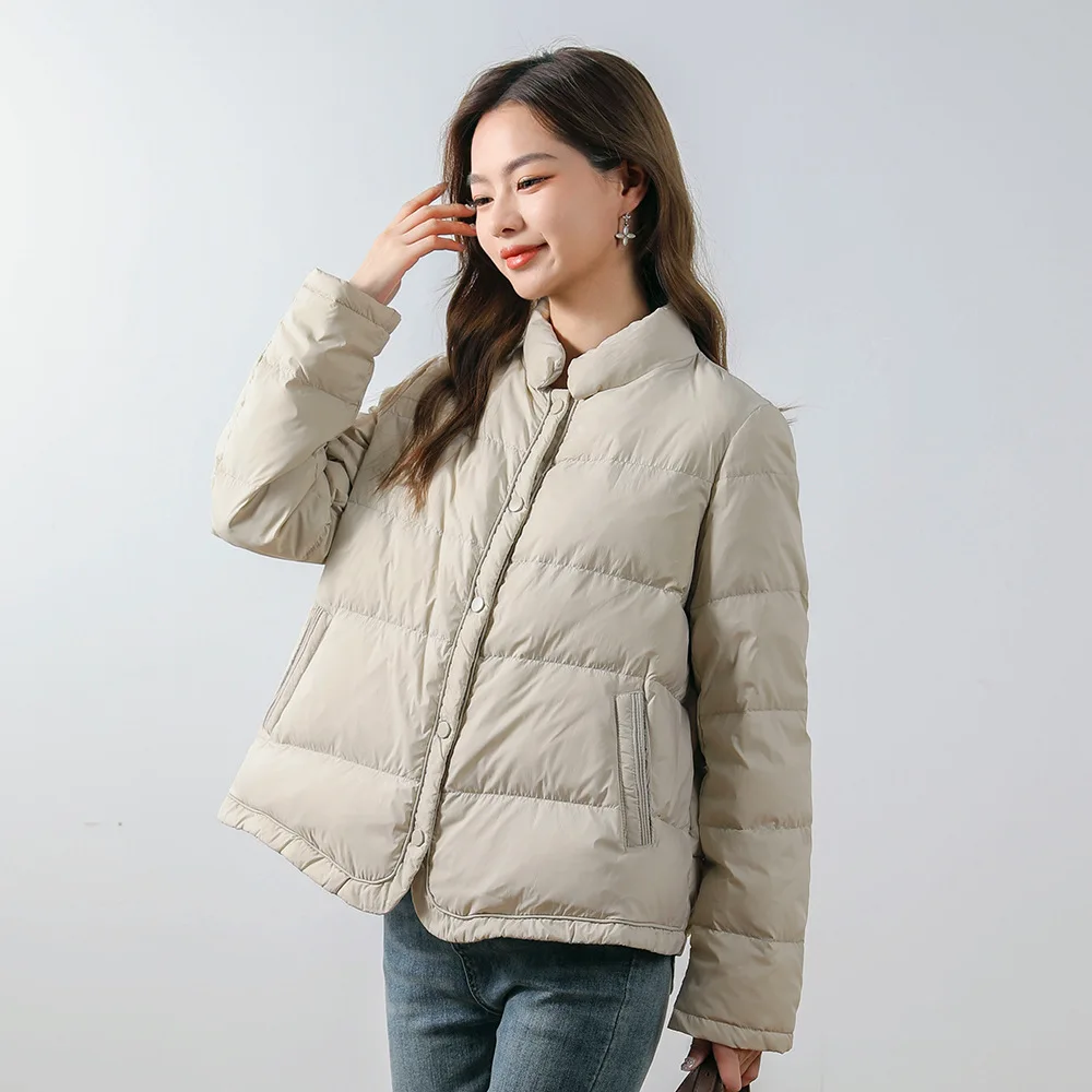 2025 가을/겨울 신상 여성 다운 자켓 루즈핏 방풍 자켓