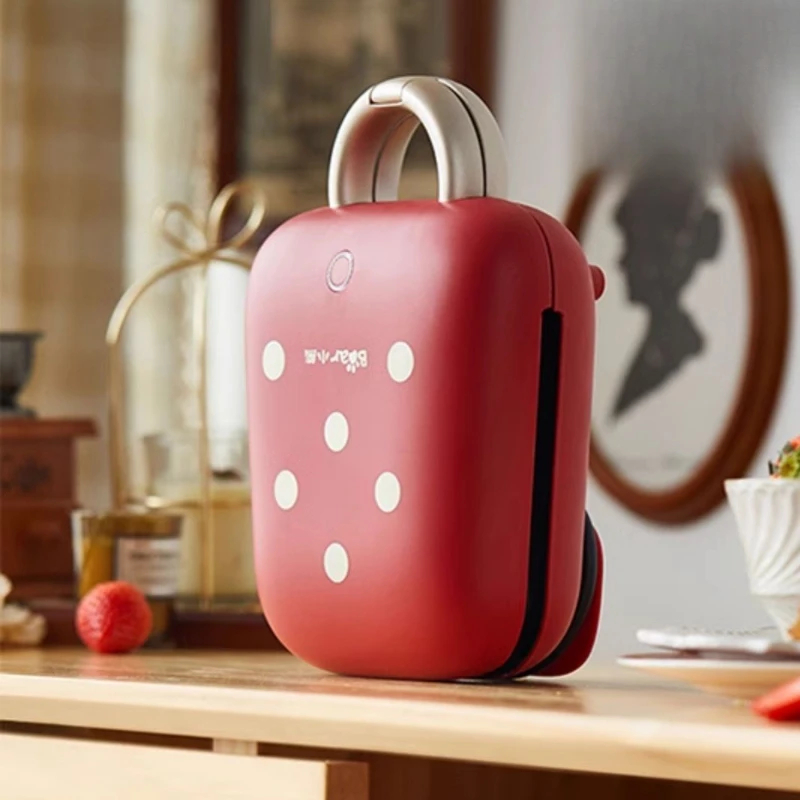 Multifunktionaler Sandwichtoaster mit Timer, Miniatur-Waffeleisen für den Heimgebrauch, antihaftbeschichtete Frühstückskochmaschine