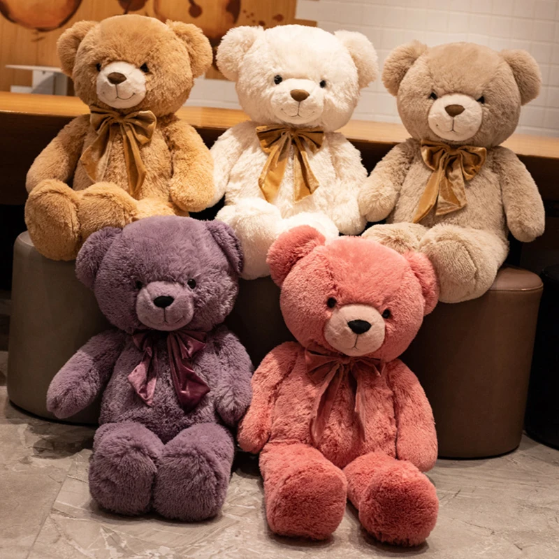 

85CM Big Bear Plush Doll Soft Lovely Stuffed Animal Pillow Bear Plush Toys Girls Girlfriend Valentine's Day Lover Birthday Gifts