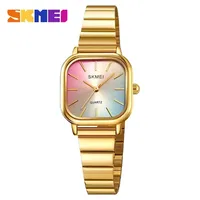SKMEI 2190 Luxury Ladies Female Quartz Watch Woman Waterproof Stainless Steel Strap Girl Women Wristwatch Date Clock reloj mujer
