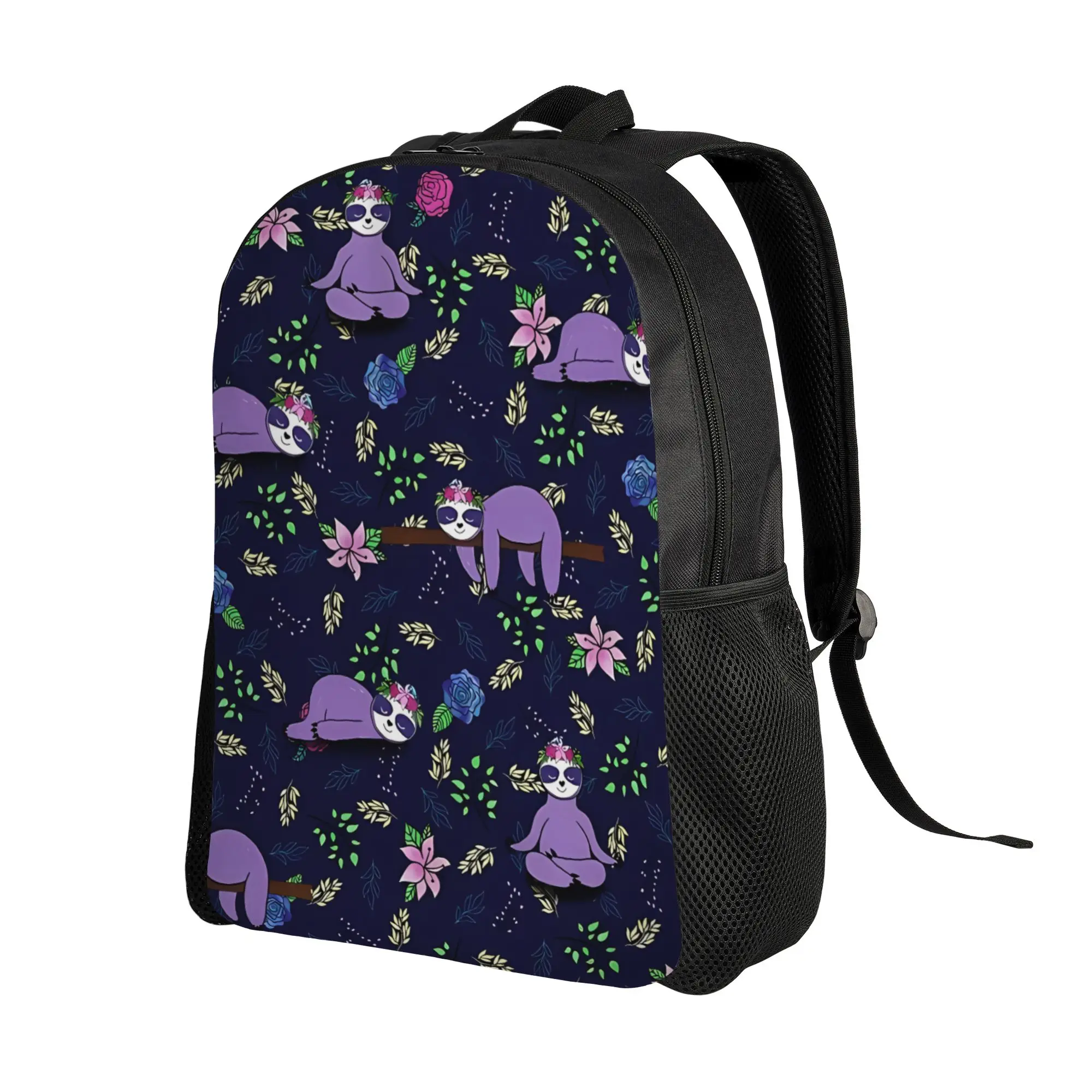 Lazy Sleeping Sloth Lover Yoga Schoolbag Office Workers Sporty Fashionable mochila Large Capacity Laptop Bag Back To School
