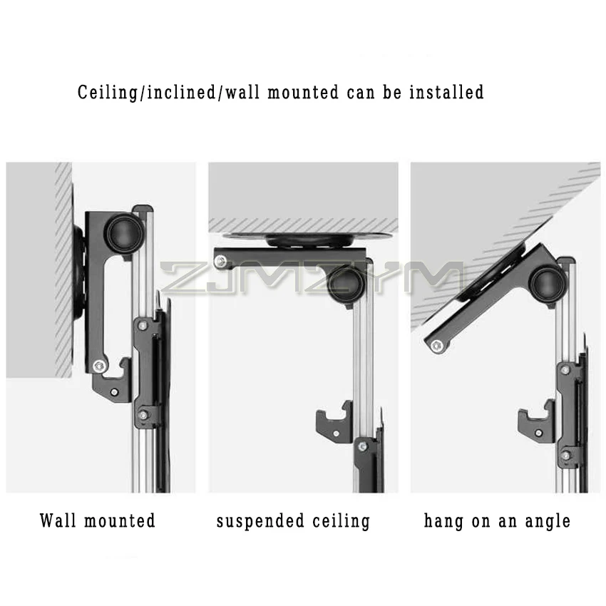 Car Monitor Folding TV Hanger Ceiling Mounted 17-37 Inch RV Accessories Kitchen Dining Room Caravan Motorhome TV Holder