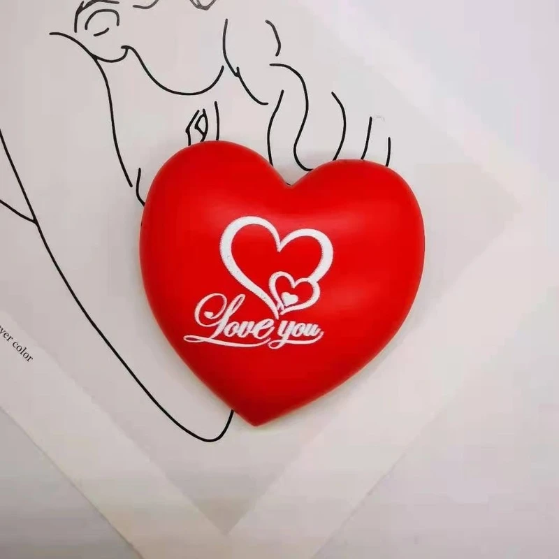 Big Heart Fridge Magnetic Stickers 3D Sweet Heart Shape Decor for Refrigerator Kawaii Magnetic Stickers for Home Decoration