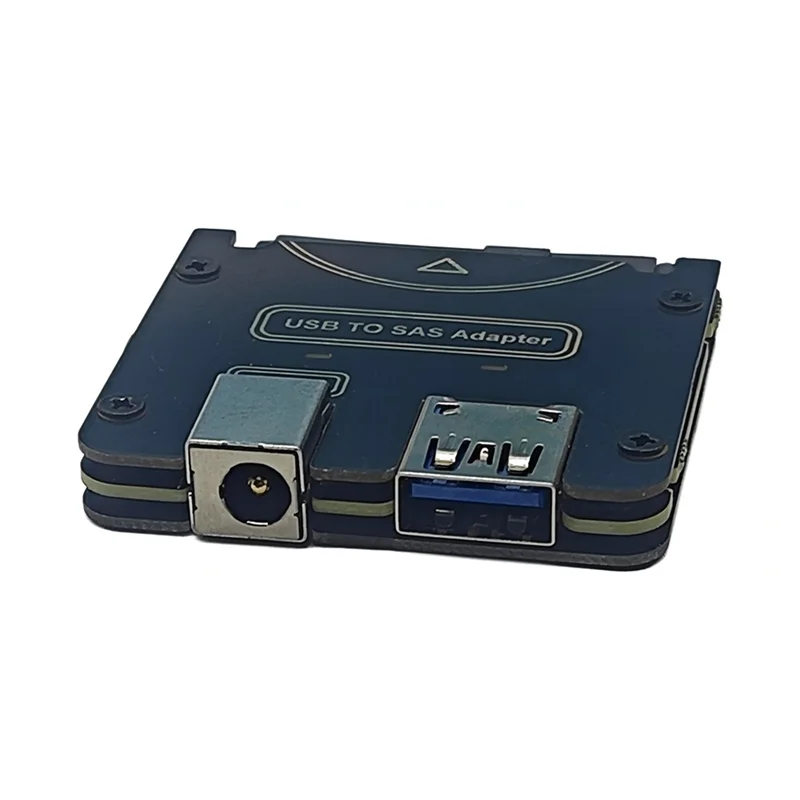 C9-SAS 29Pin SFF-8482 To USB 3.0 Adapter With Chipset And Power Port(12V/3A) For Hard Disk Drive Raid 5Gbps Without Power Supply