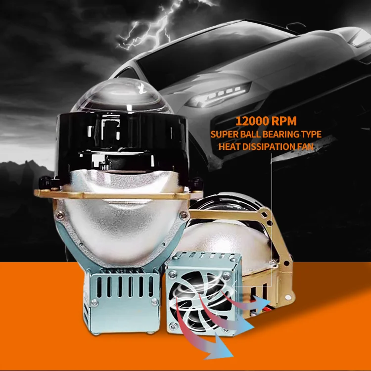 

3 Inch A7 BI-Led Projector Headlights for Car Light Retrofit