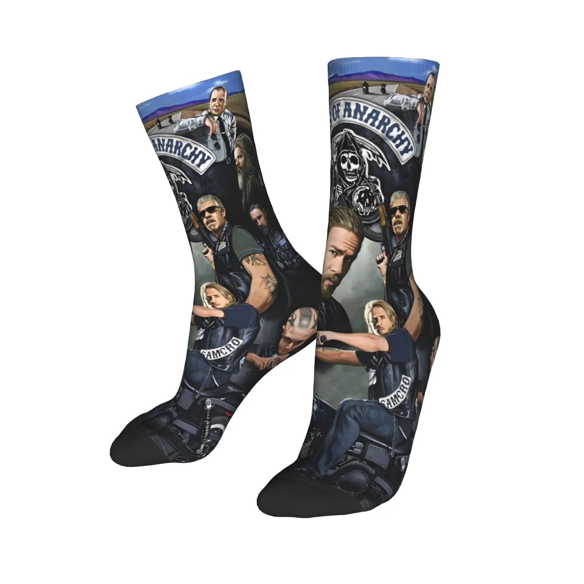 Men Women Sons Of Anarchys tv series drama Socks Sweat Absorbing Fashion  Socks Wonderful Gifts