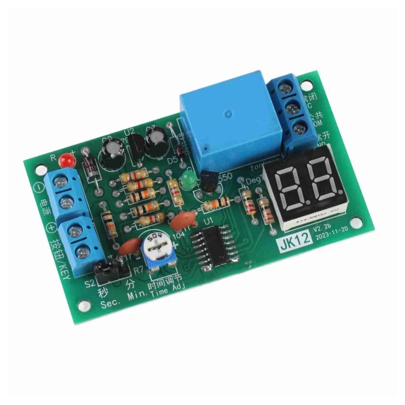DC12V LED Display Countdown Timing Timer Delay Turn OFF Relay Switch Module