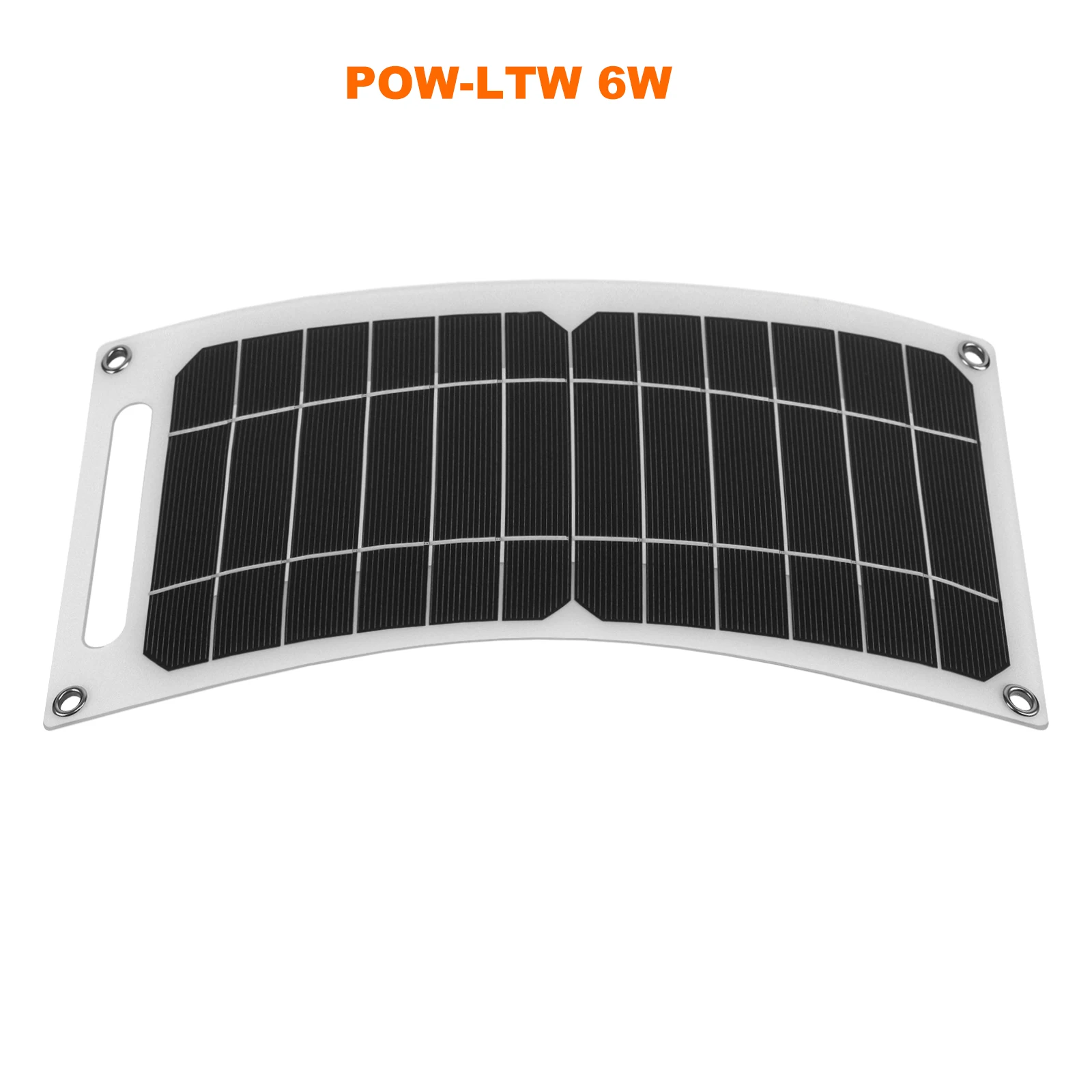 PowMr Solar Panels 6W 20W 12V Flexible Portable Solar Cell Solar Plate Kit for RV Car Home Camping Outdoor Battery Solar System