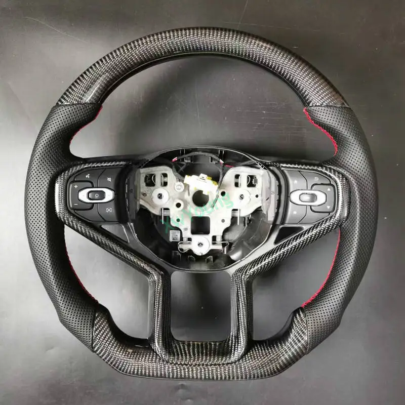 For Haval H6 H6S GT 100% Real Carbon Fiber Car Steering Wheel With Leather