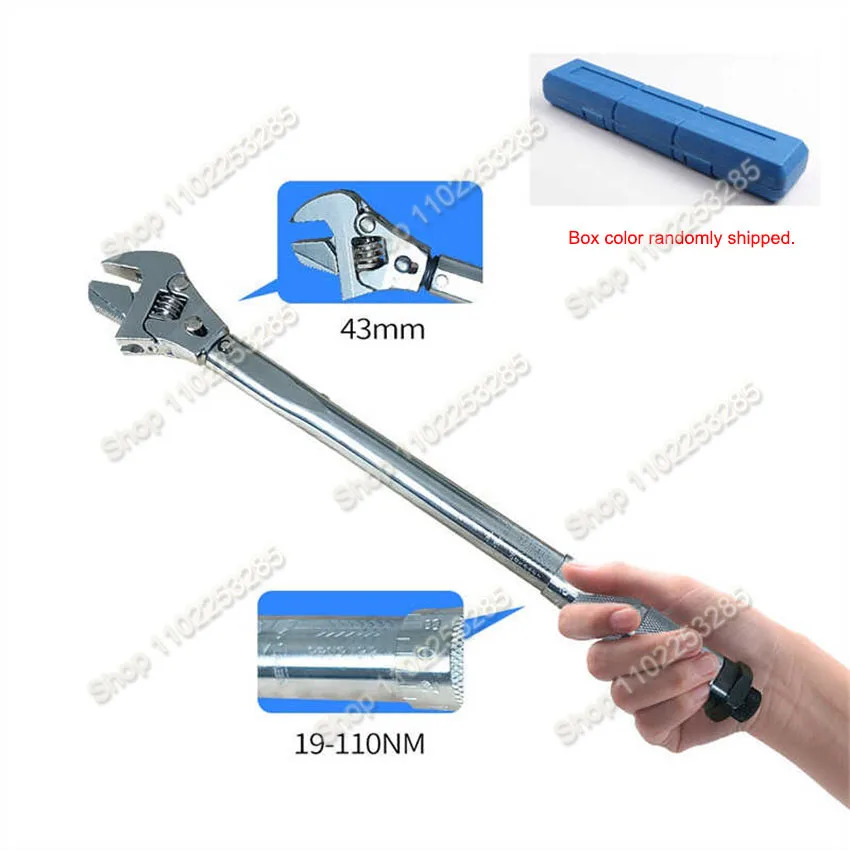 

Adjustable Torque Wrench Spanner for Mini Split and Refrigeration System Heavy Duty Wrench with Quick Release 19-110NM