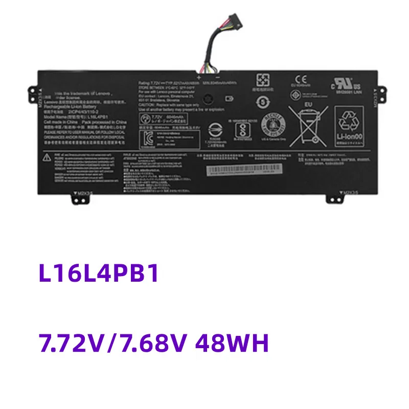 

L16L4PB1 Laptop Battery For Lenovo YOGA 720-13IKB 13IKBR 15IKB Yoga 730-13IKB L16L4PB1 L16M4PB1 5B10M52739 7.72V/7.68V 48WH