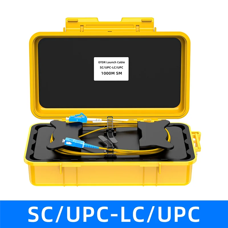 

AA60-OTDR Launch Cable Box Optical Fiber Test Extension Cable Dead Spot Eliminator 1000M Fiber Optic Cable Test Tool