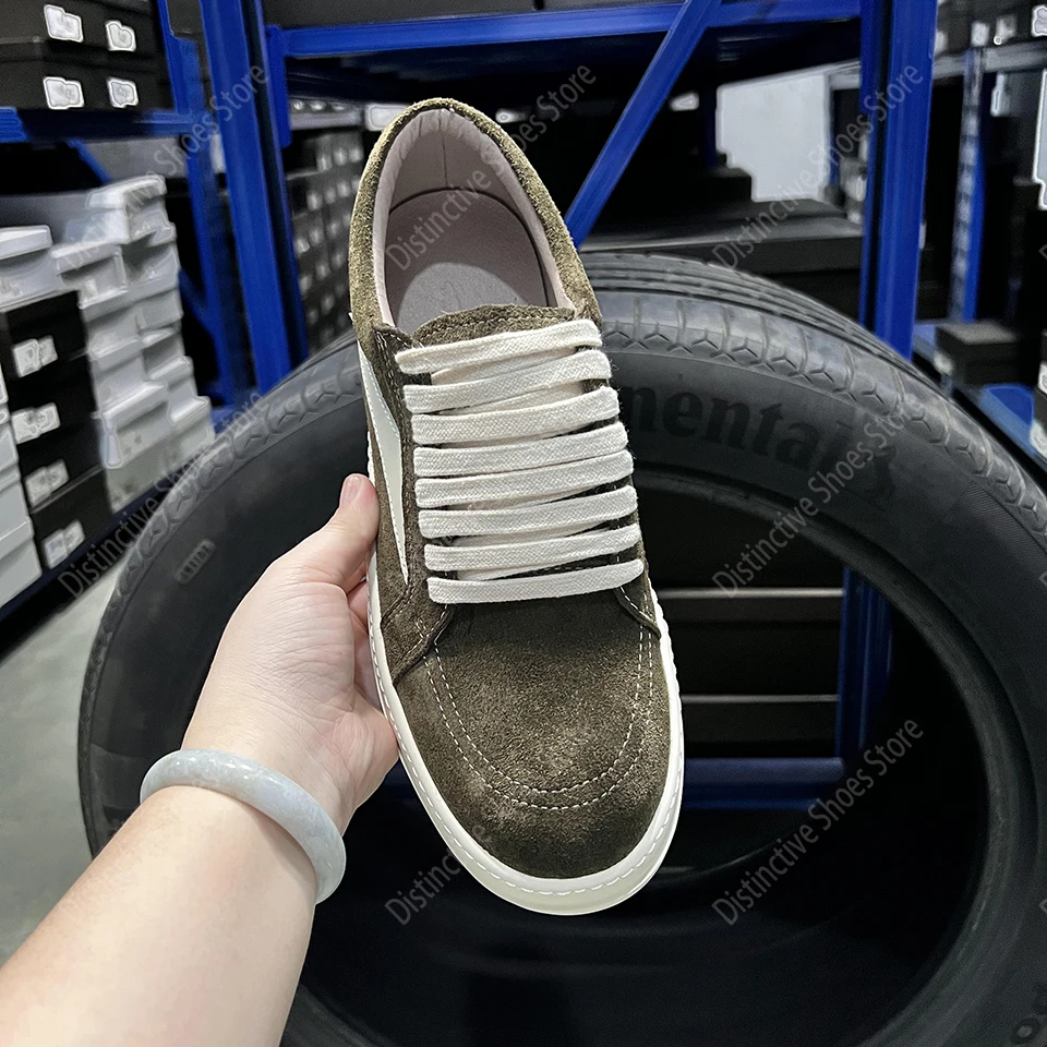 

Brand Casual Low Top Brown Suede Men Shoes Designer Quality Classic RO Shoes Fashion Summer-Winter Platform Flat Women Sneakers