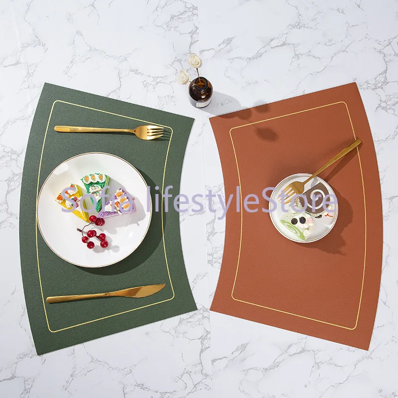 1PCS Silicone Placemat Round Table Tableware Coaster Mat Fan Individual Dinner Table Heat Insulation Mat Tablecloth Decoration