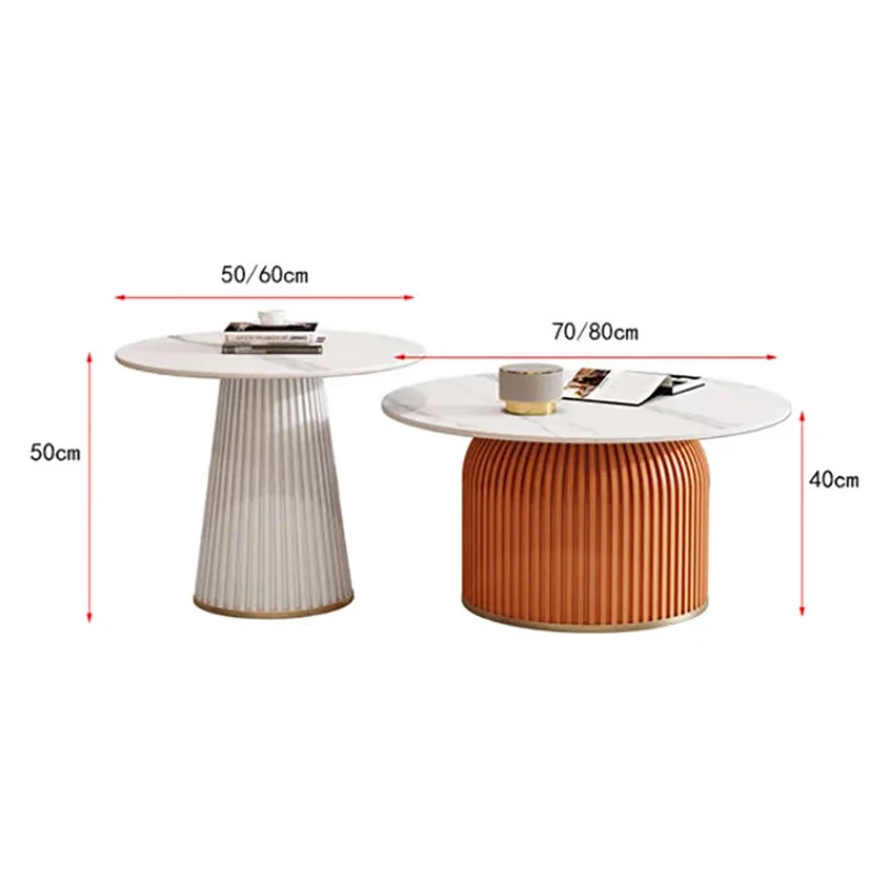 European Modern Coffee Table Italian Storage Vintage Nordic Side Table Luxury Display Table Basse De Salon Living Room Furniture