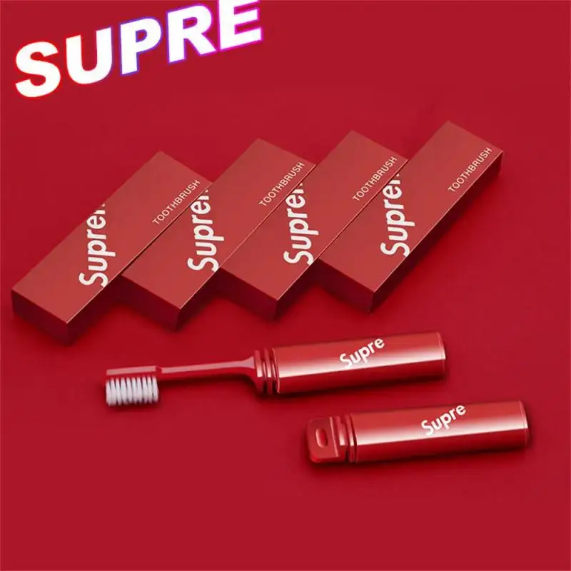 Портативные складные бамбуковые изделия, зубная щетка для путешествий, кемпинга, пешего туризма, улицы, легко носить с собой, складные портативные зубные щетки