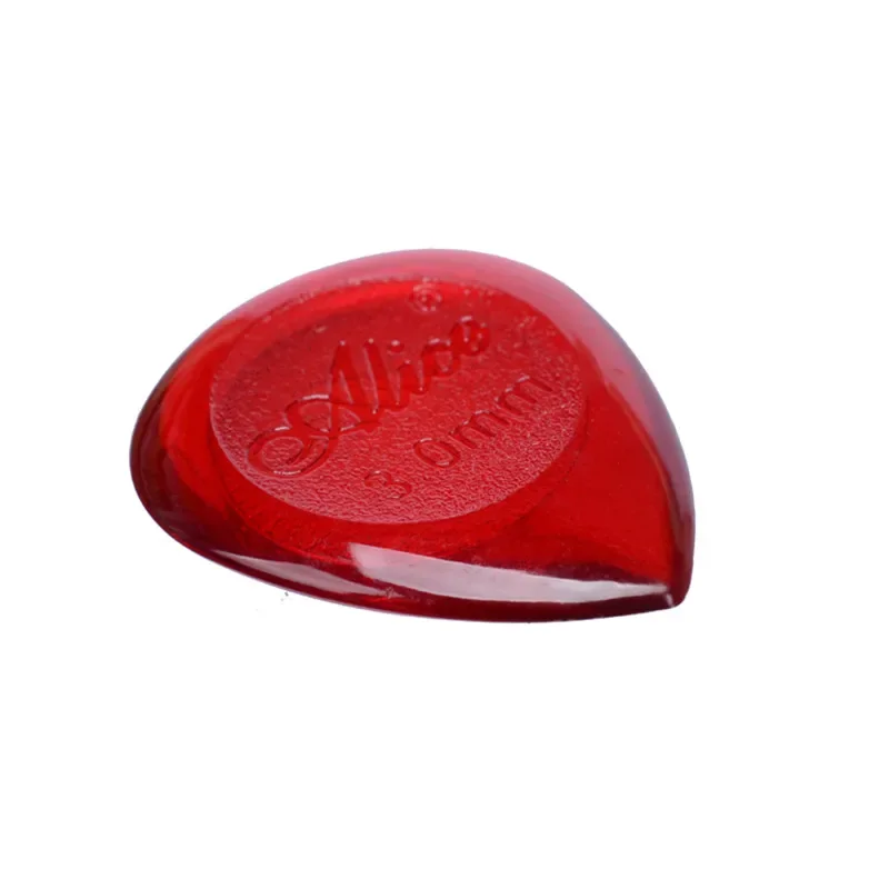 

100pcs Original AP-100JS 1.0MM 2.0MM 3.0MM Durable Clear Water-drop Transparent Guitar Picks