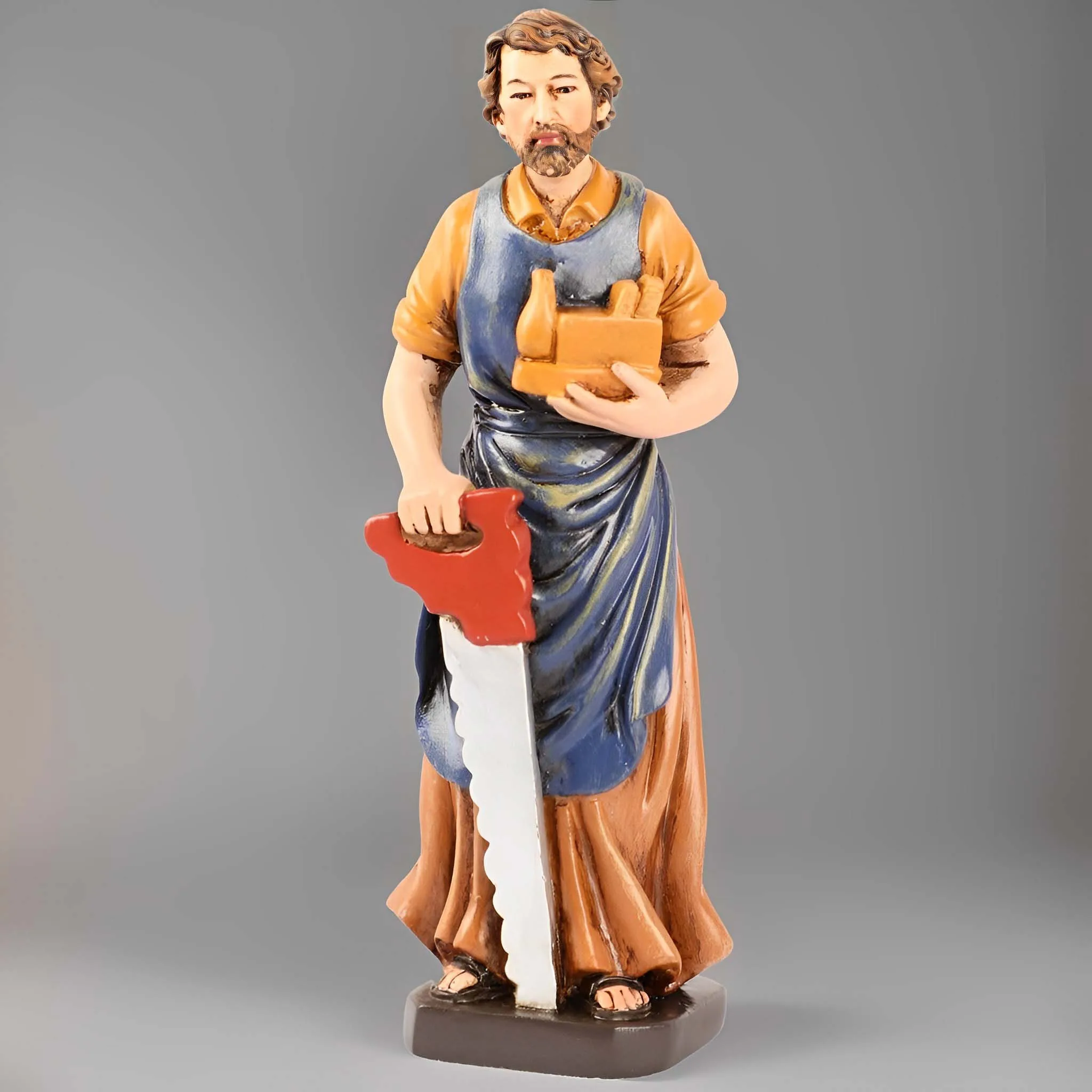 11cmH Joseph the Carpenter Christmas Figurines Decorations Figurines Holiday Sculpture Tabletop Scenes Festival Gift Home Decor