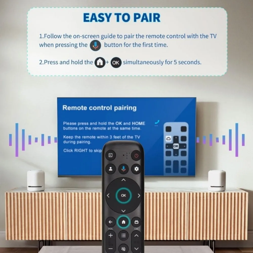 RC813 Voice Remote Control for TCL Google TV QM8/QM7/S5/S4/S3/Q7/Q6/Q5 UHD HDR LED QLED QD-Mini LED Smart TVs(Not for Fire&Roku) - Image 4
