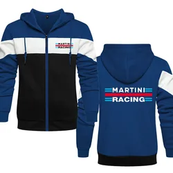 Martini Racing Men's hoodie Hip hop street Zipper Hooded Sports Jacket Euro size loose-fitting oversized hoodie Sweatshirt top