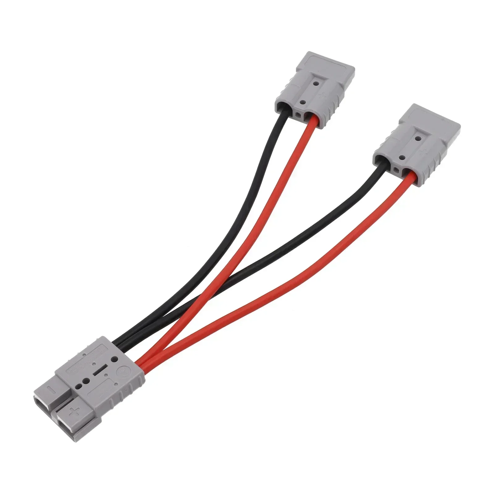 

1 шт. 50A 10AWG 25 см для разъема Anderson, двойной Y-адаптер с 6 мм автомобильным кабелем, аксессуары для подключения кабеля