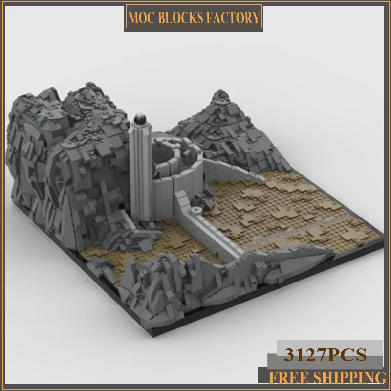 

Модель Ring King Moc, строительные кирпичи, Helmser, технология глубокой микромасштабы, модульные блоки, подарки, рождественские игрушки, наборы «сделай сам», сборка
