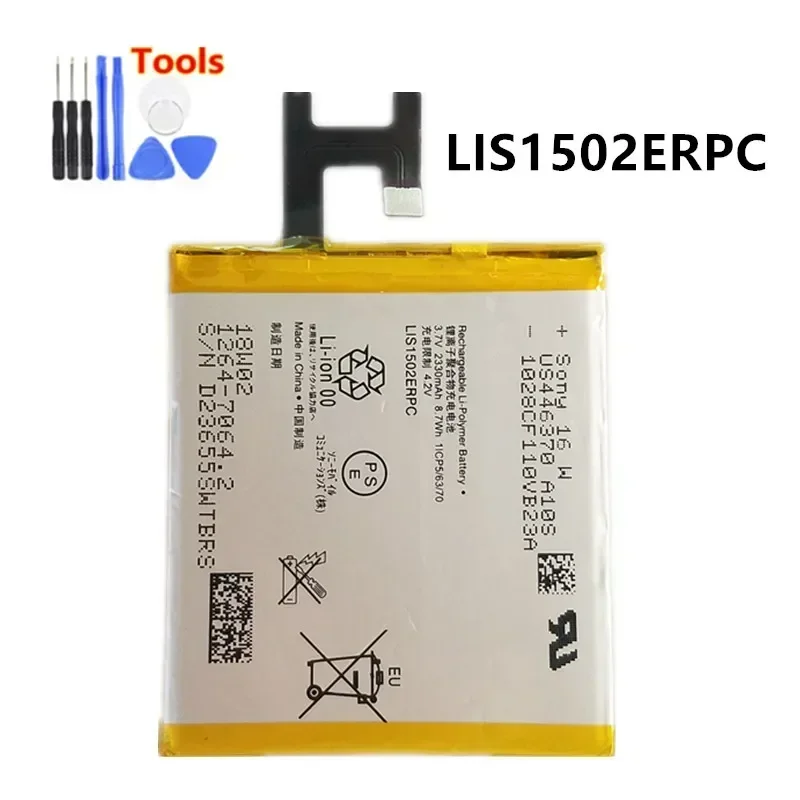 

New 2330mAh LIS1502ERPC Battery For SONY Xperia Z L36h L36i C6602 SO-02E C6603 S39H M2 S50h D2303 D2306 + Free Tools