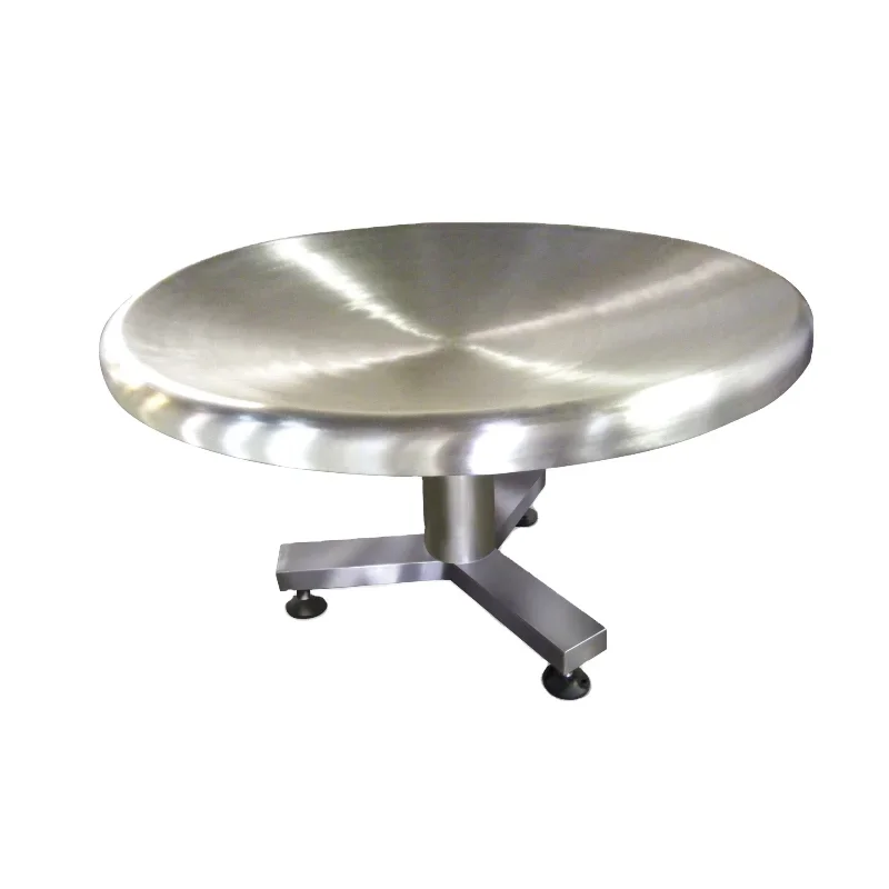 Hot sell product rotary packing table for collecting finished bags stainless steel round table