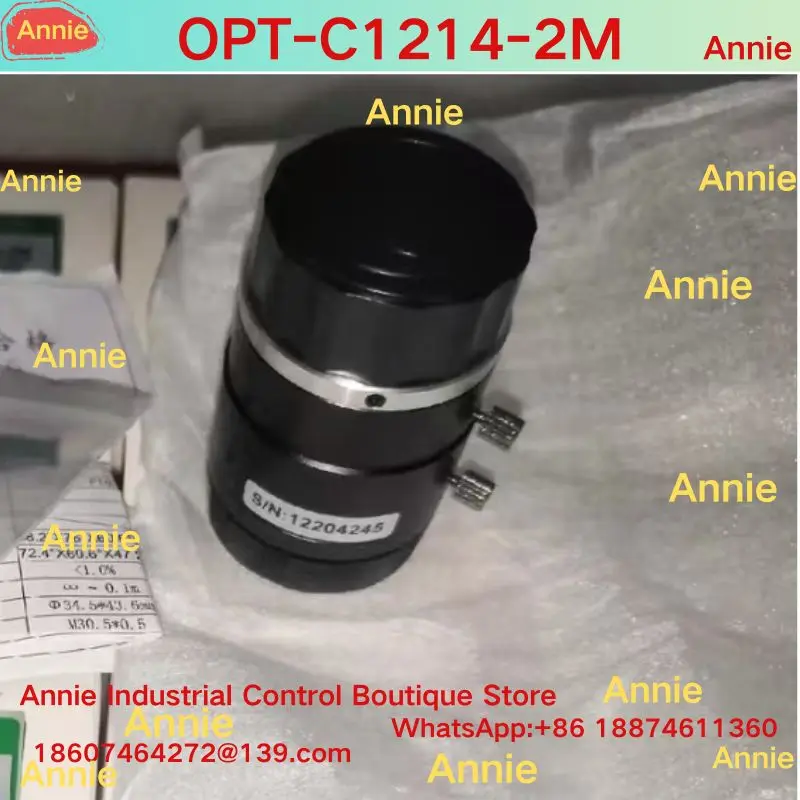 brand-new  Industrial lenses, fixed focus lenses, OPT-C1214-2M