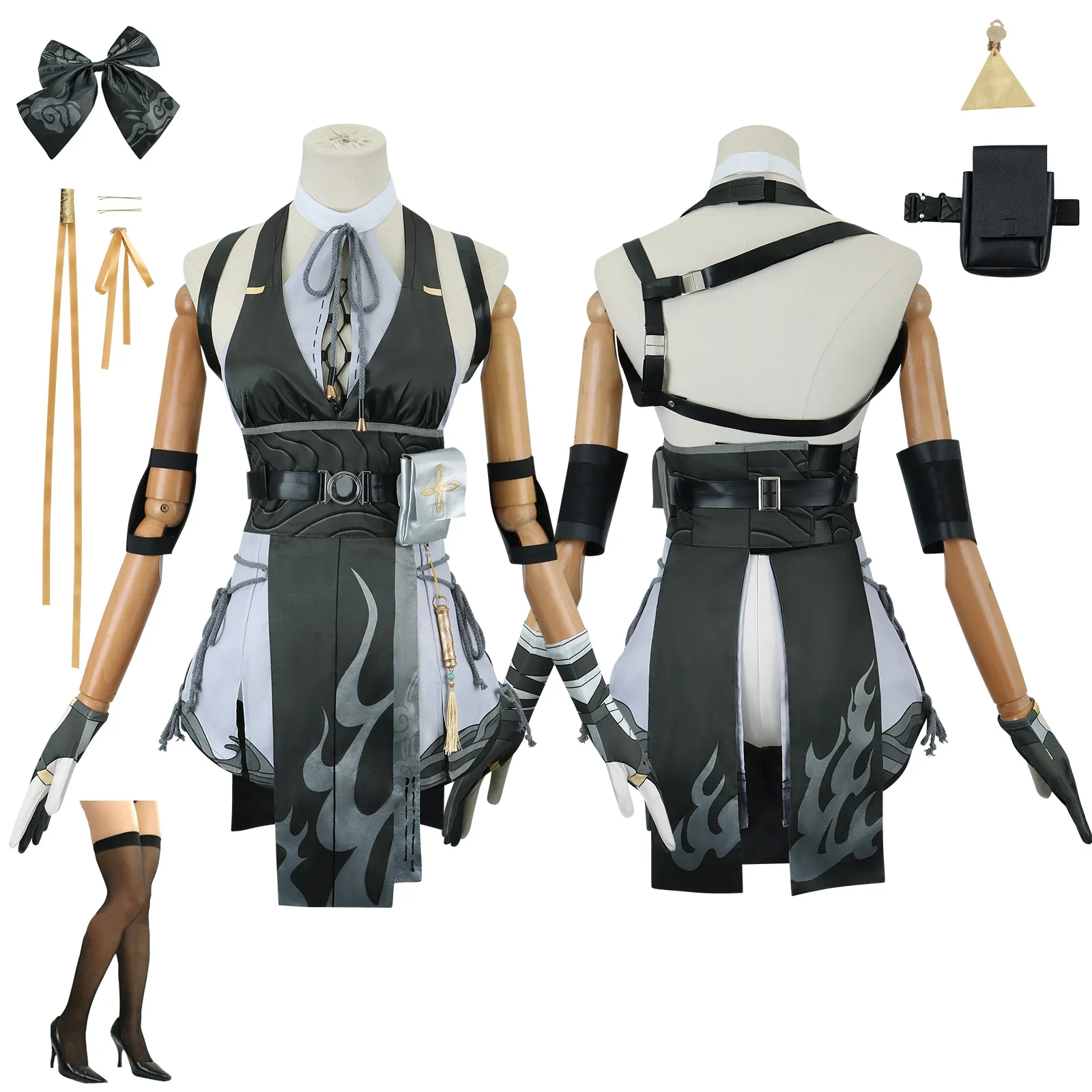 Game Wuthering Waves Costume Women Men Rover Cosplay V2.0 Fashion Handsome Combat Unifrom Halloween Party Role Play Clothing