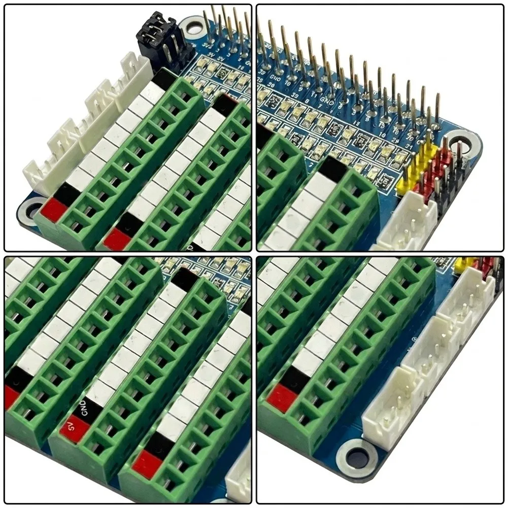For Arduino R3 For Breakout Shield Accessory Screw Terminal Block with 26AWG-16AWG Compatibility and LED Status