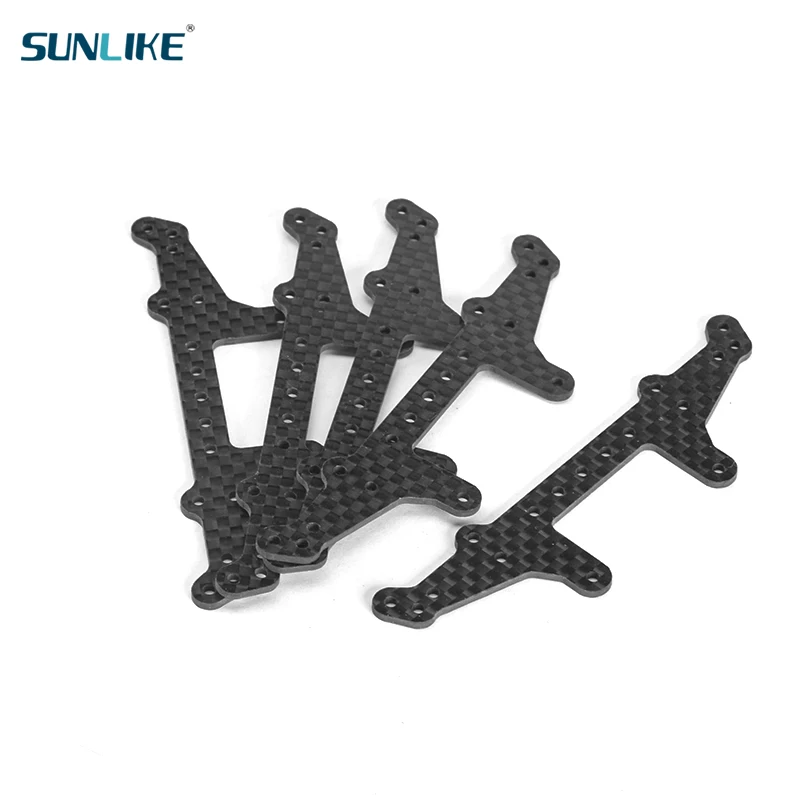 1.5MM HG Carbon Fiber Front And Rear Guide Wheel Bracket 15242/15243/95600 Faucet/Phoenix Tail For Tamiya Mini 4WD Parts