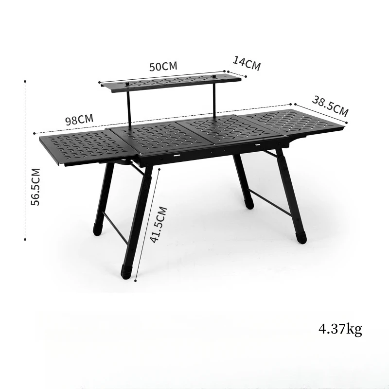 Outdoor IGT Tactical Table Portable Folding Table Camping Gear Multifunctional Expansion Coffee Table Camping Dining Table New