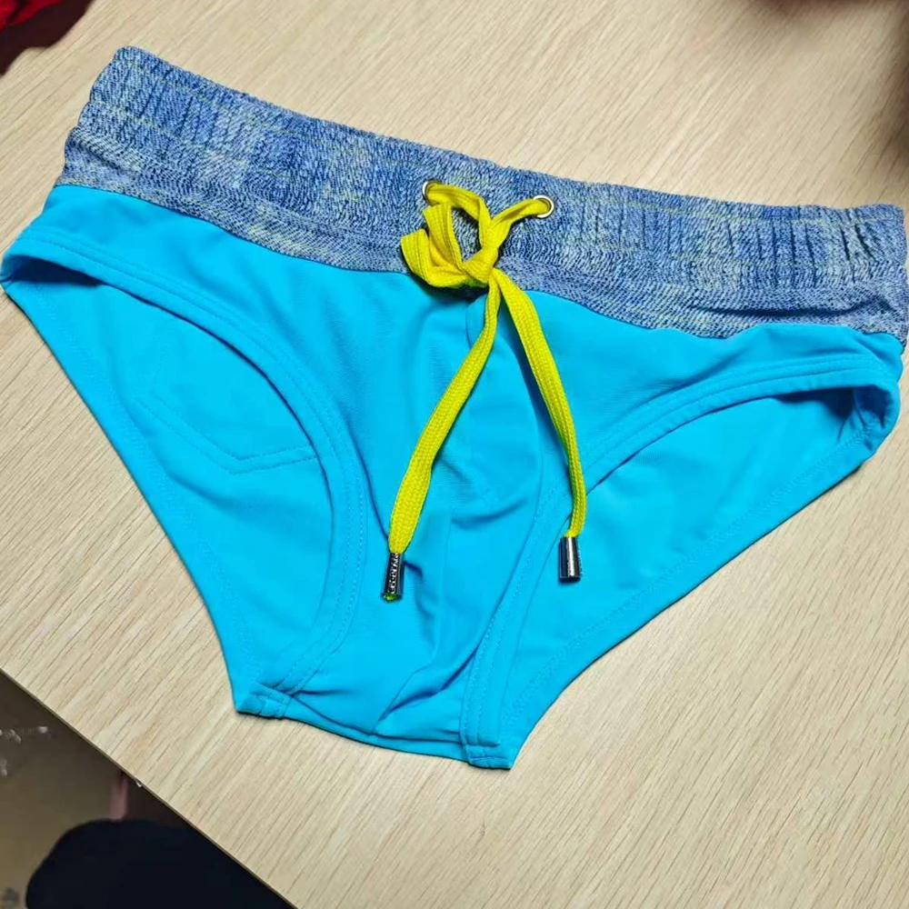 2026Real photo original men's hibbin men's swimming trunks triangle swimming trunks, fashion camouflage color matching 1620905