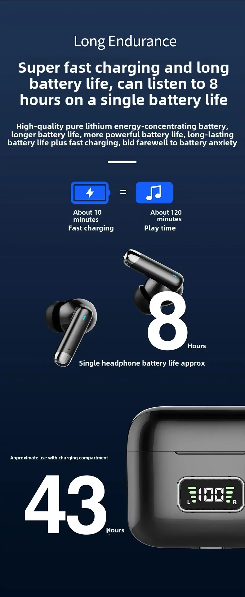 Bluetooth Kopfhörer X89 Kabellose In-ear Ohrhörer Mit Mikrofon_voghion.com