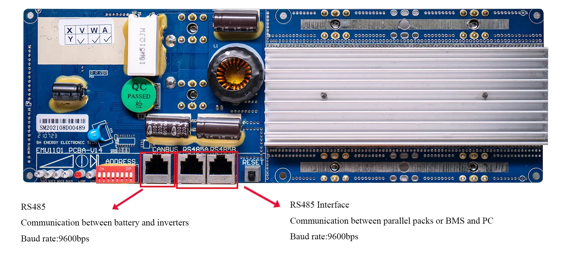 24v/48v bms seplos 8s 13s 14s 15s 16s 100ah compatible with a variety of inverters smart battery protection board smart bms