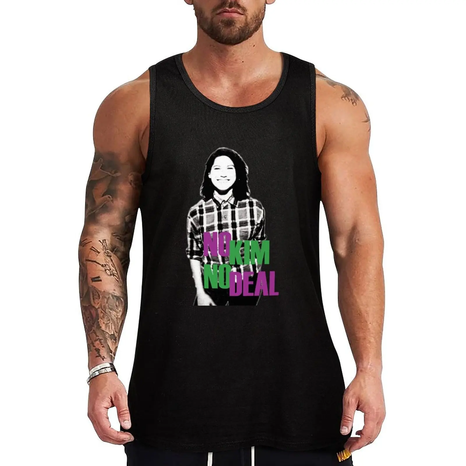 No Kim No Deal Tank Top Basic Undershirt Tank Top Casual Lightweight Shirt