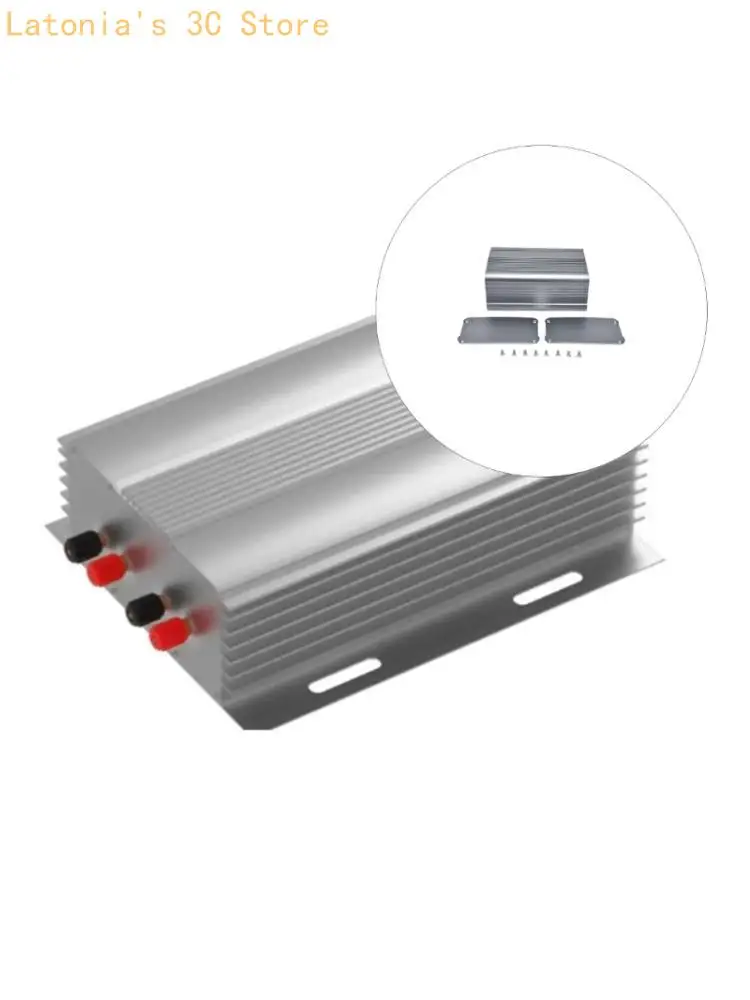 Aluminum Alloy Electronic Case and Panel 55x95x130mm for Heat Dissipation X3UB