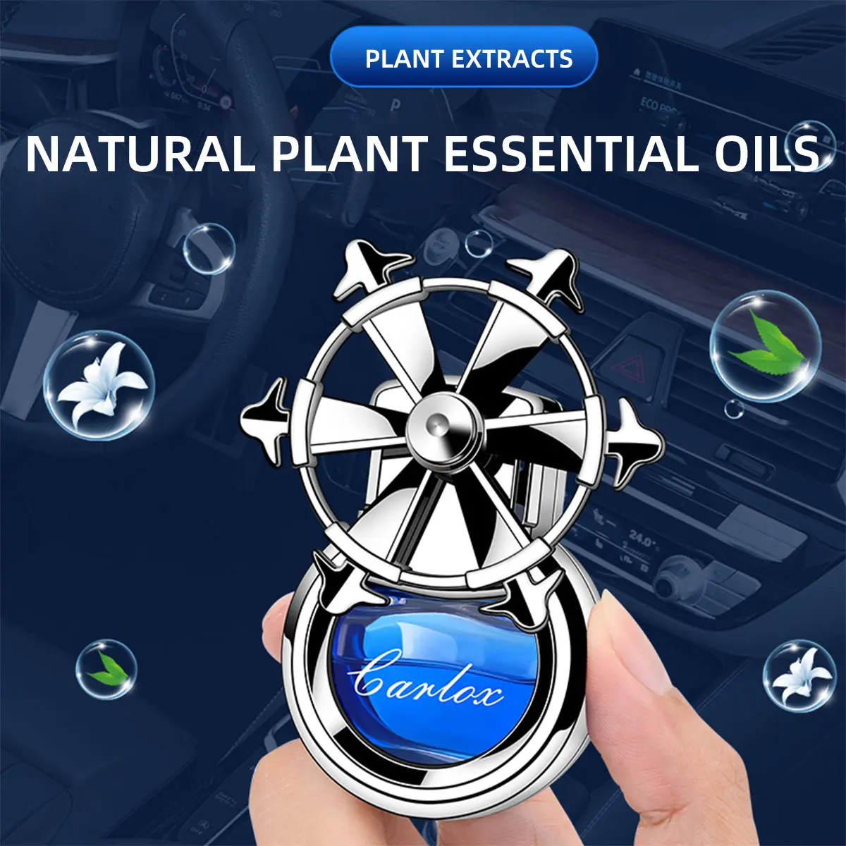 Car Mounted Perfume Car Air Vent Fragrance Air Outlet Liquid Aromatherapy Car Decoration Fragrance Car Lasting Fragrance - view 3