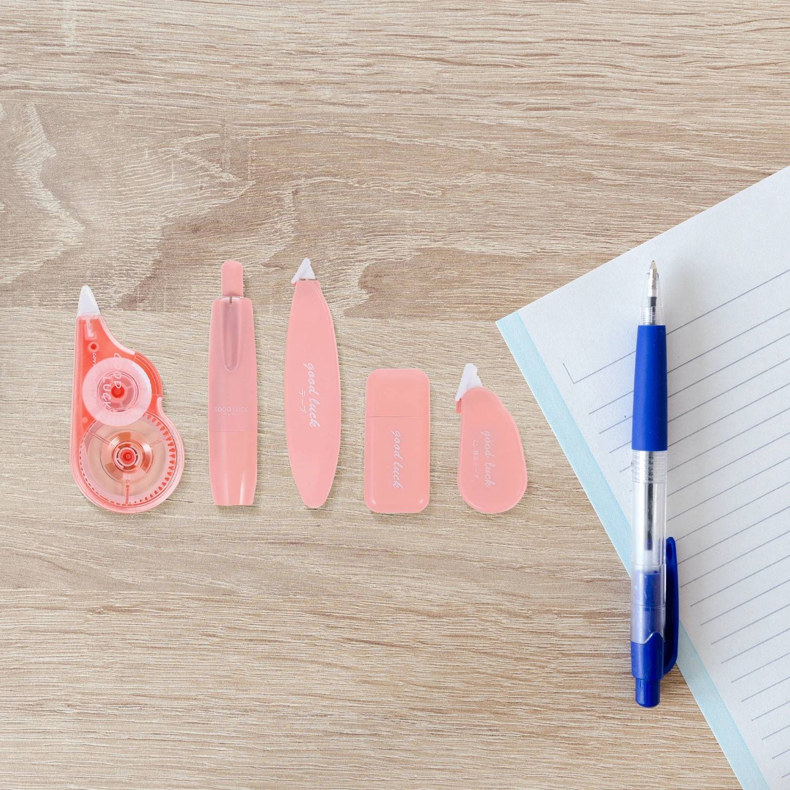 

5pcs Silent Correction Tape Set Multi-Function Roller Design Portable Lightweight Pet Material For Note Taking Journals Books