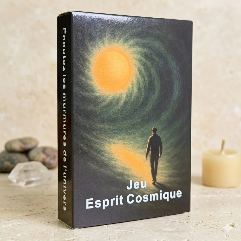 

48 French Cosmic Spiritual Oracle Cards, connect with universal wisdom and find inner peace (12×8 cm / 4.72×3.15 inches)