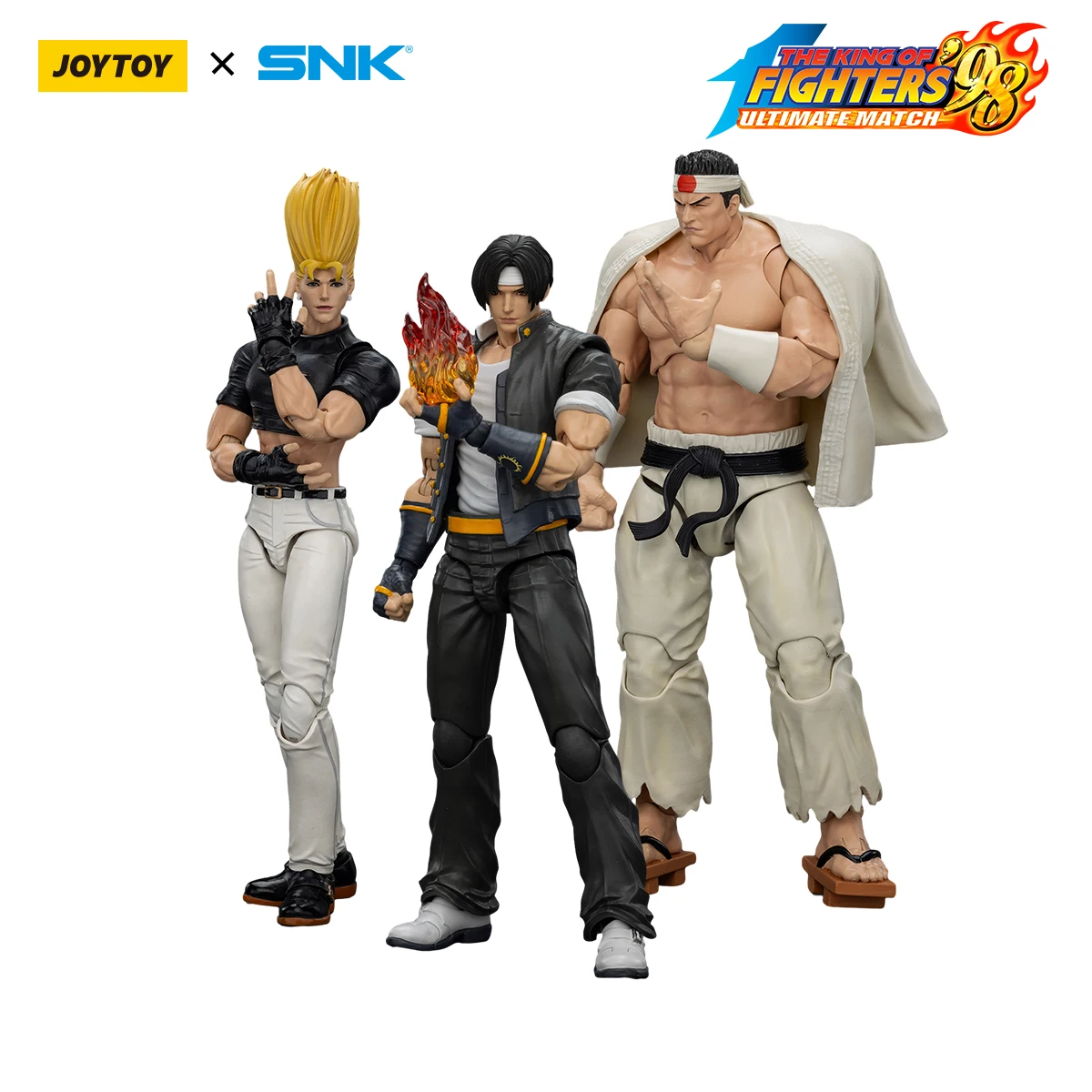 

HiPlay JOYTOY SNK 1/18 KOF 98UM Hero Team Action Figures Game Character