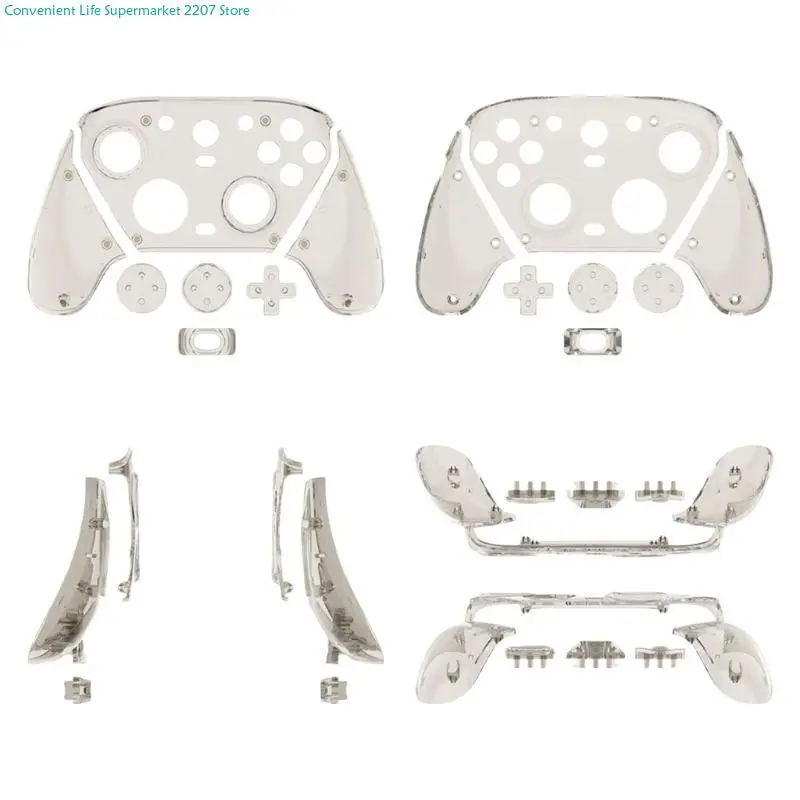 Cubierta de controlador transparente J0PA para GameSir G7 Pro, carcasa frontal de accesorios de gaming 4