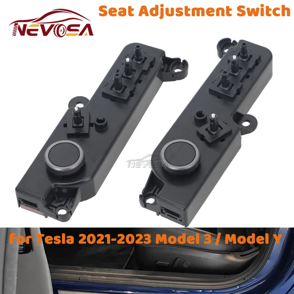 Front Seat Adjustment Switch Button For Tesla 2021-2023 Model 3 / Model Y 1551854 1551855 1551854-01-A 1551855-01-A Forward