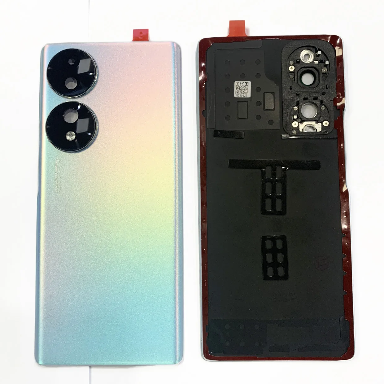 New Rear Battery Cover Housing Door For Honor 70 Back Cover Chassis Camera Lens + Adhesive Smartphone Repair Parts