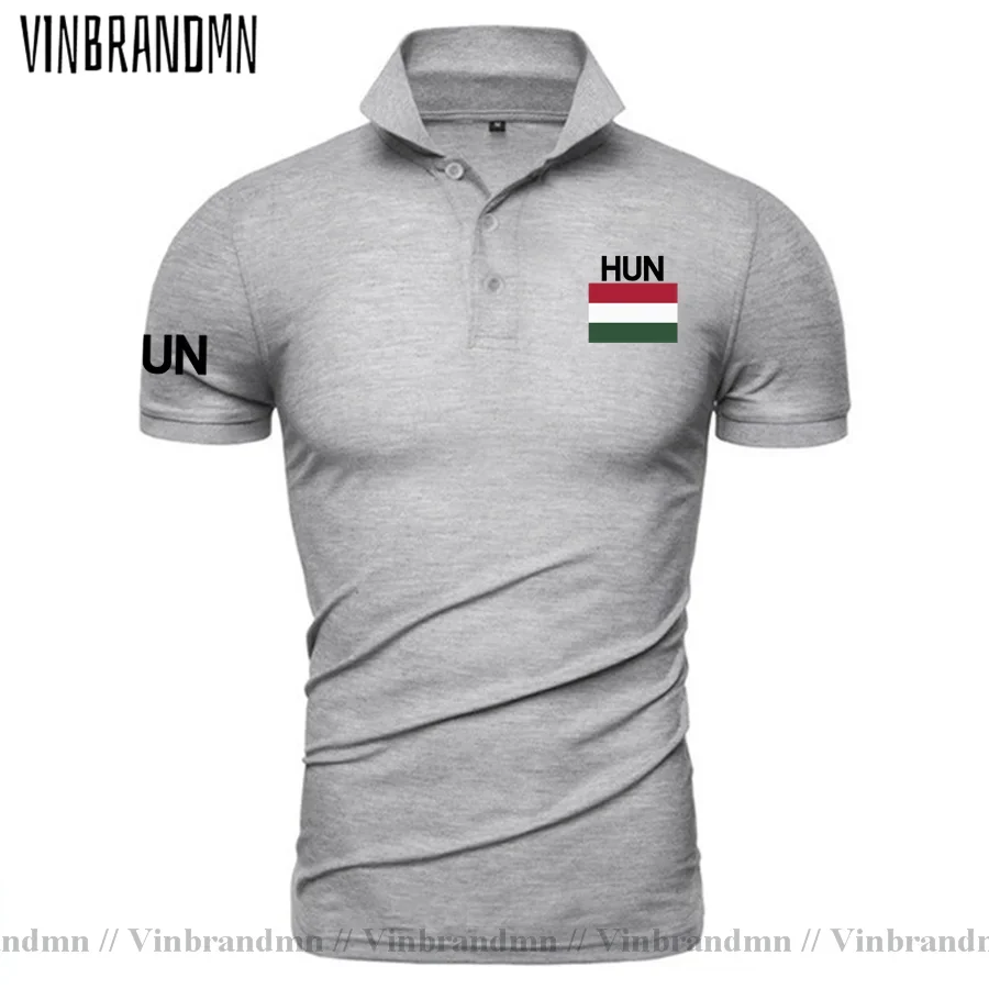 Hungary Hungarian Polo shirts Men Fashion Country Flag Design Shirt 100% Cotton Nation Team HUN HU Tops Vinbrandmn Hot Sale Tees