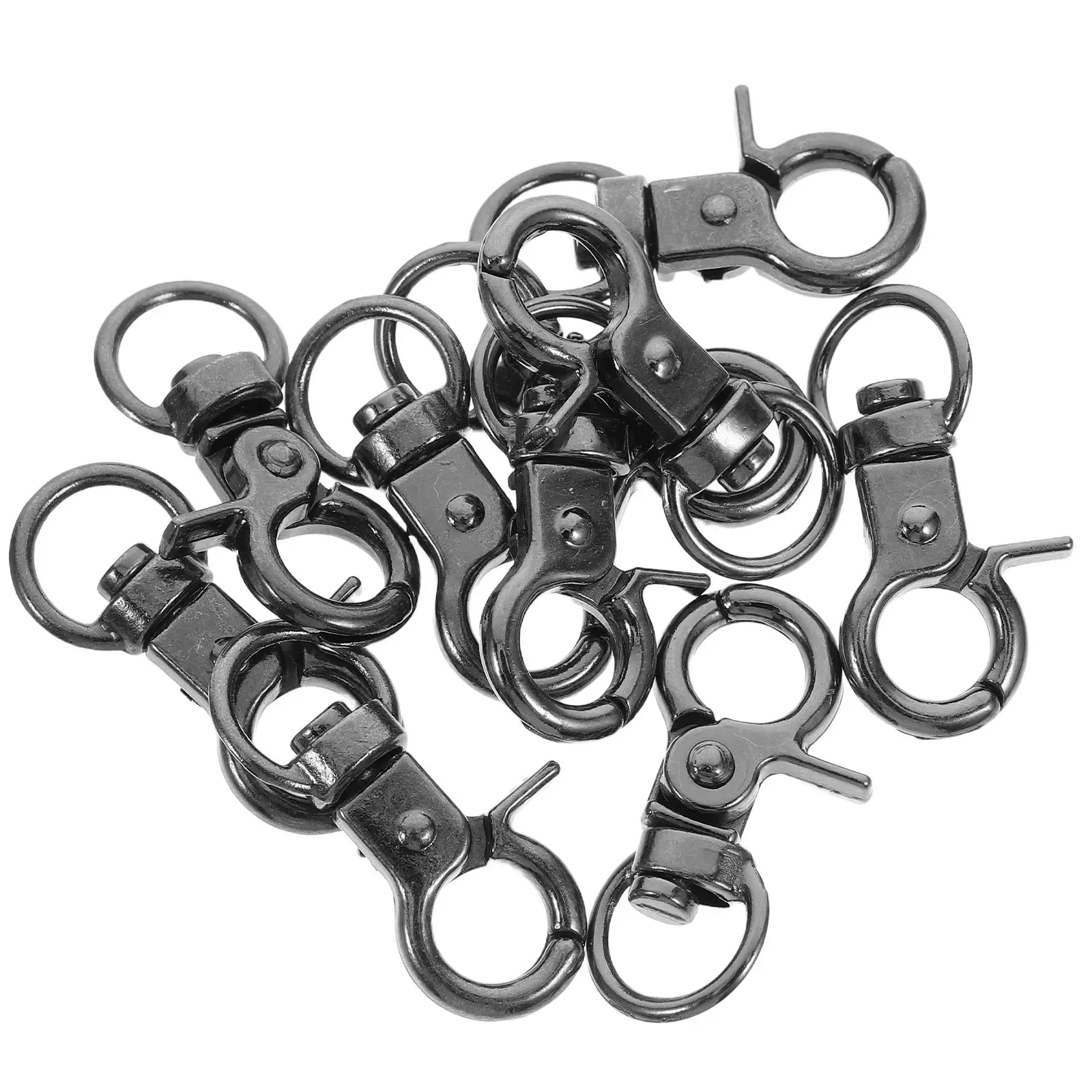 

10 Pcs Bird Cage Lock Zinc Alloy Anti Escape Parrot Cage Door Small Pet Accessories Black Replacement Parts Suitable Various