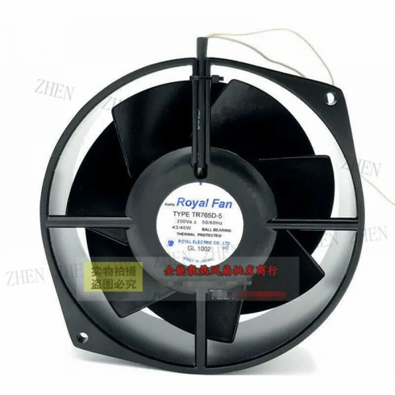 Y for  Royal Fan TR765D-5 200V 43 / 40W Axial Flow High Temperature Resistant Fan